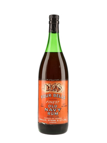 Challis Stern Four Bells Finest Old Guyana Navy Rum - 1960s (42.9%, 100cl)