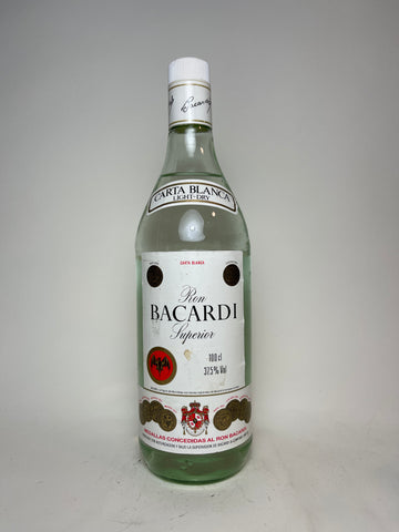 Bacardi Carta Blanca - 1980s (37.5%, 100cl)