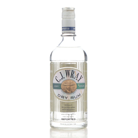 J. Wray & Nephew C. J. Wray Dry White Jamaican Rum - 1980s (40%, 75cl)