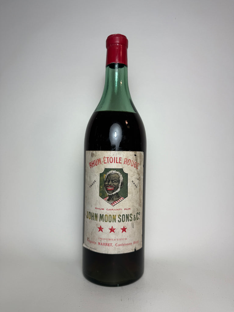 John Moon Sons & Co.'s Rhum Étoile Rouge - late 1940s / early 1950s (ABV Not Stated, 100cl)