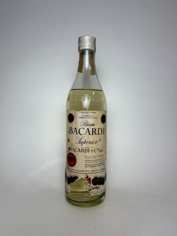 Bacardi Carta Blanca Superior - 1960s (40%, 75cl)