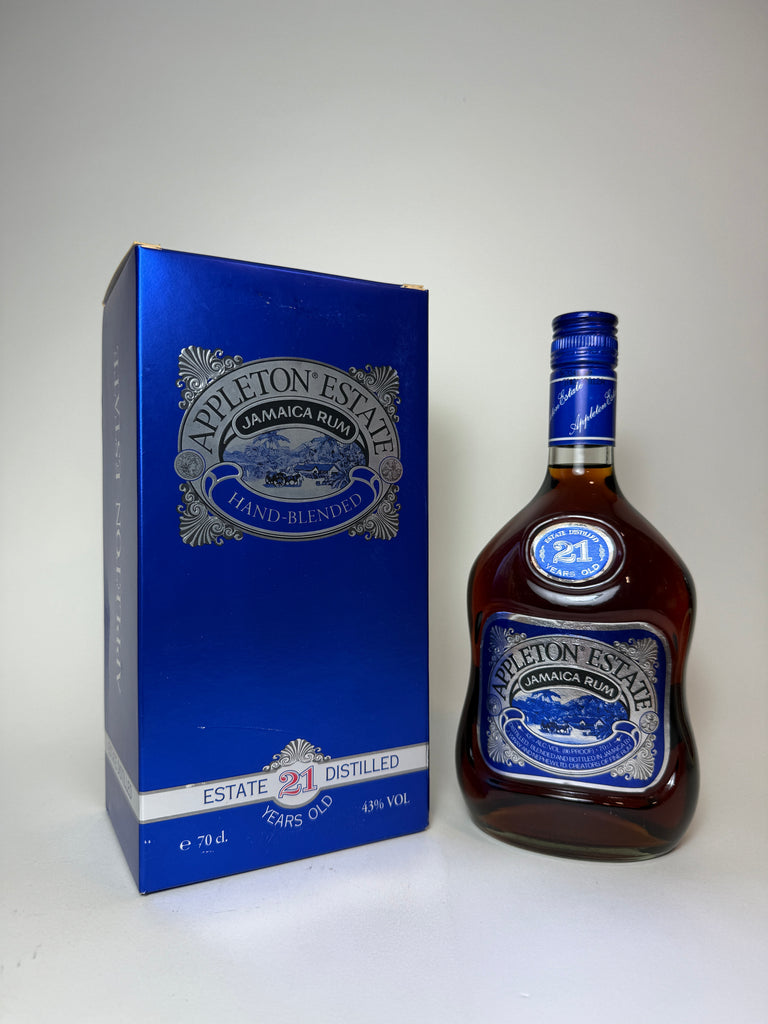 J. Wray & Nephew Appleton 21YO Blended Jamaican Rum - 1996-2005 (43%, 70cl)