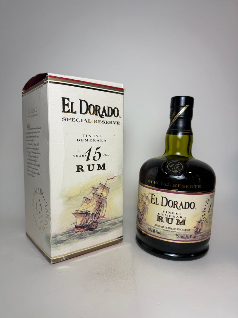 El Dorado 15YO Demerara Rum - early 2000s (40%, 75cl)