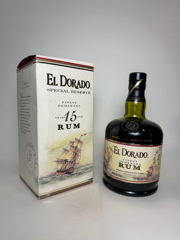 El Dorado 15YO Demerara Rum - early 2000s (40%, 75cl)