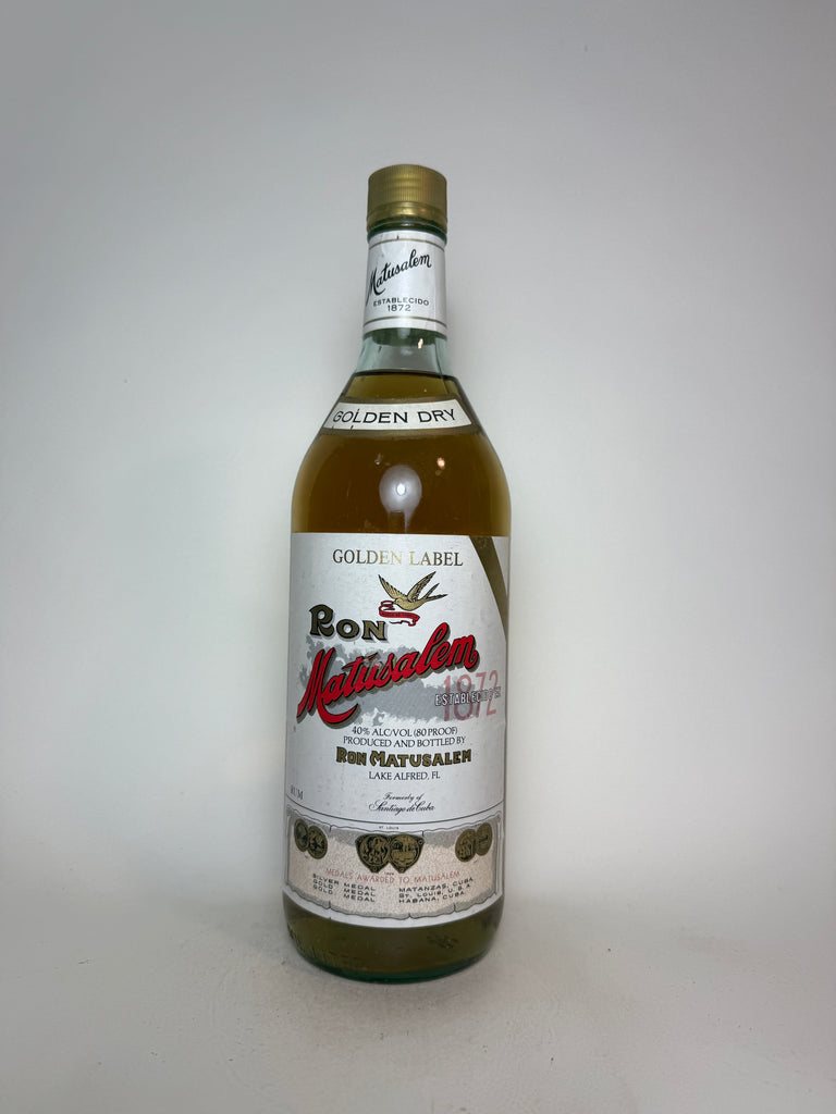 Matusalem Golden Dry Rum - Bottled 1991 (40%, 100cl)