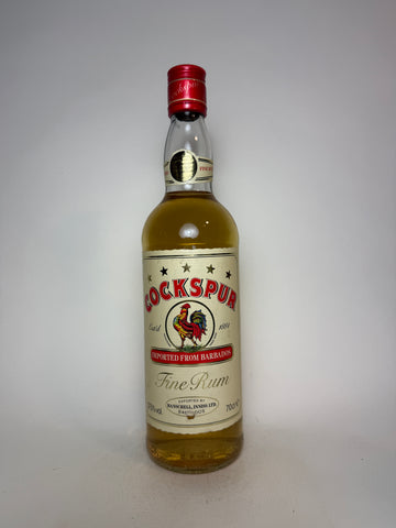 Hanscell, Inniss Ltd. Cockspur 5* Fine Gold Barbados Rum - 1990s (37.5%, 70cl)