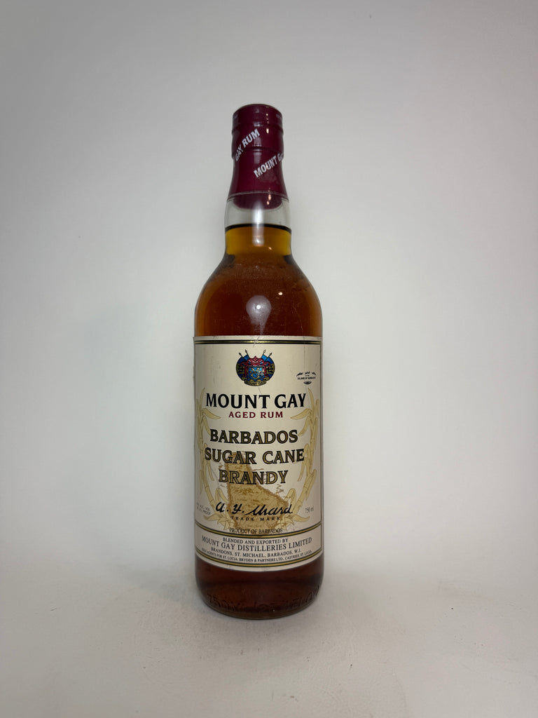 Mount Gay Barbados Sugar Cane Brandy Aged Rum - 1990s (43%, 75cl)