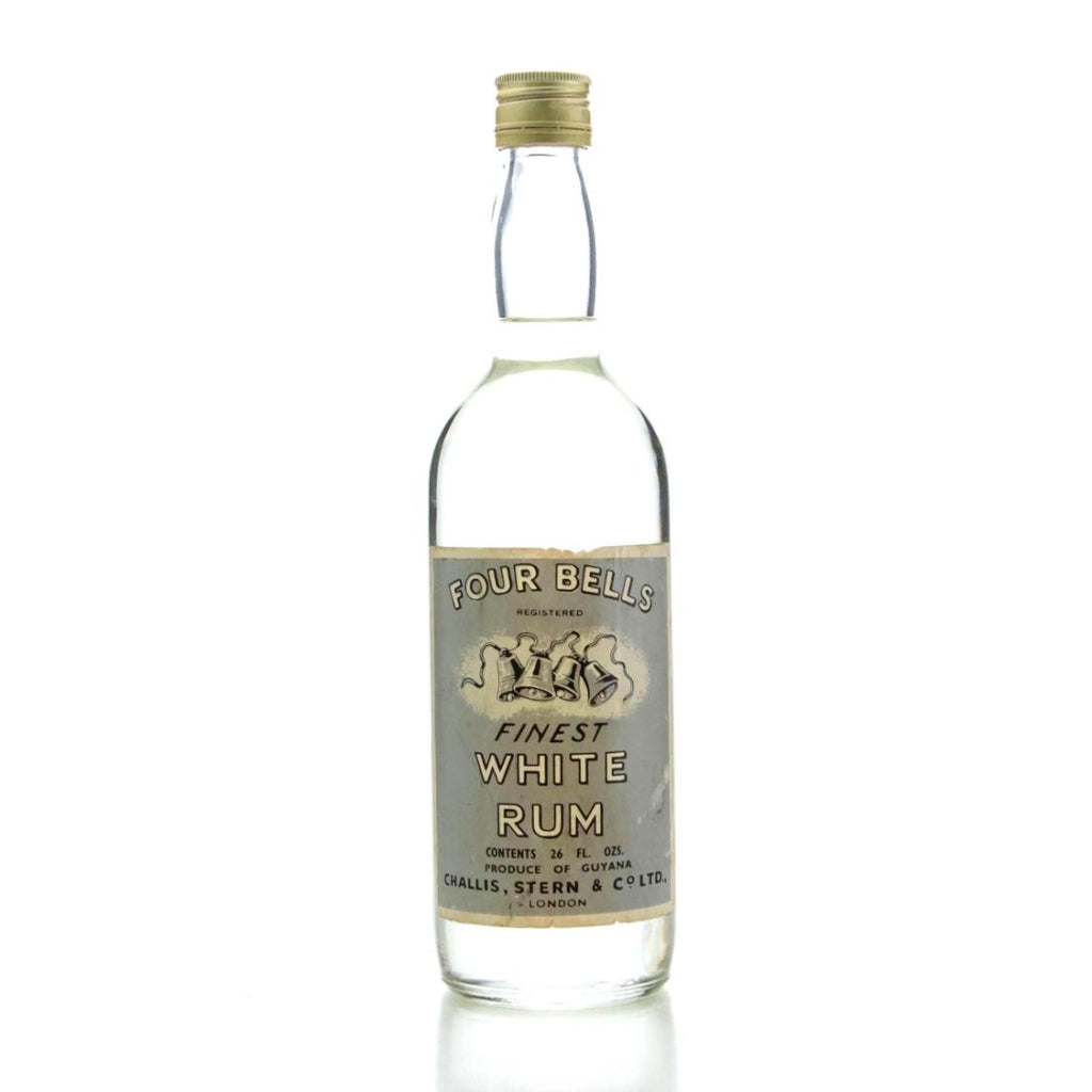 Challis Stern Four Bells Finest Light White Guyana Rum - 1960s (ABV Not stated, 75cl)