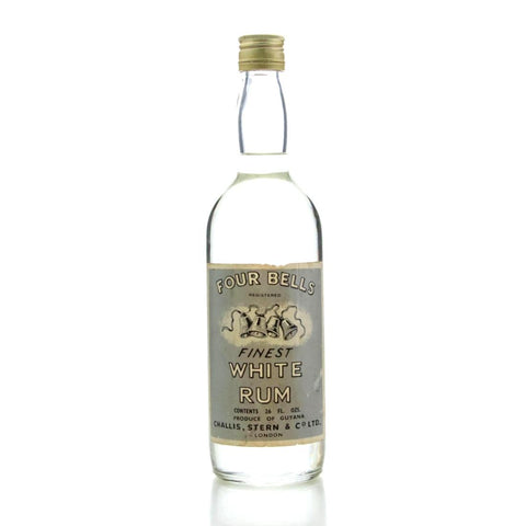 Challis Stern Four Bells Finest Light White Guyana Rum - 1960s (ABV Not stated, 75cl)