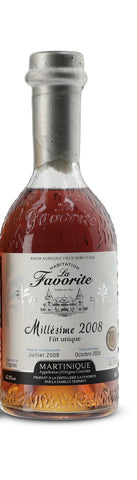Rhum Agricole La Favorite 8YO - Distilled 2008 / Bottled 2016 (42.8%, 70cl)