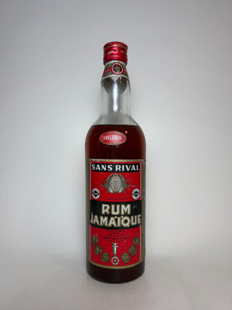 Sans Rival Rhum Jamaïque - 1960s (44%, 70cl)