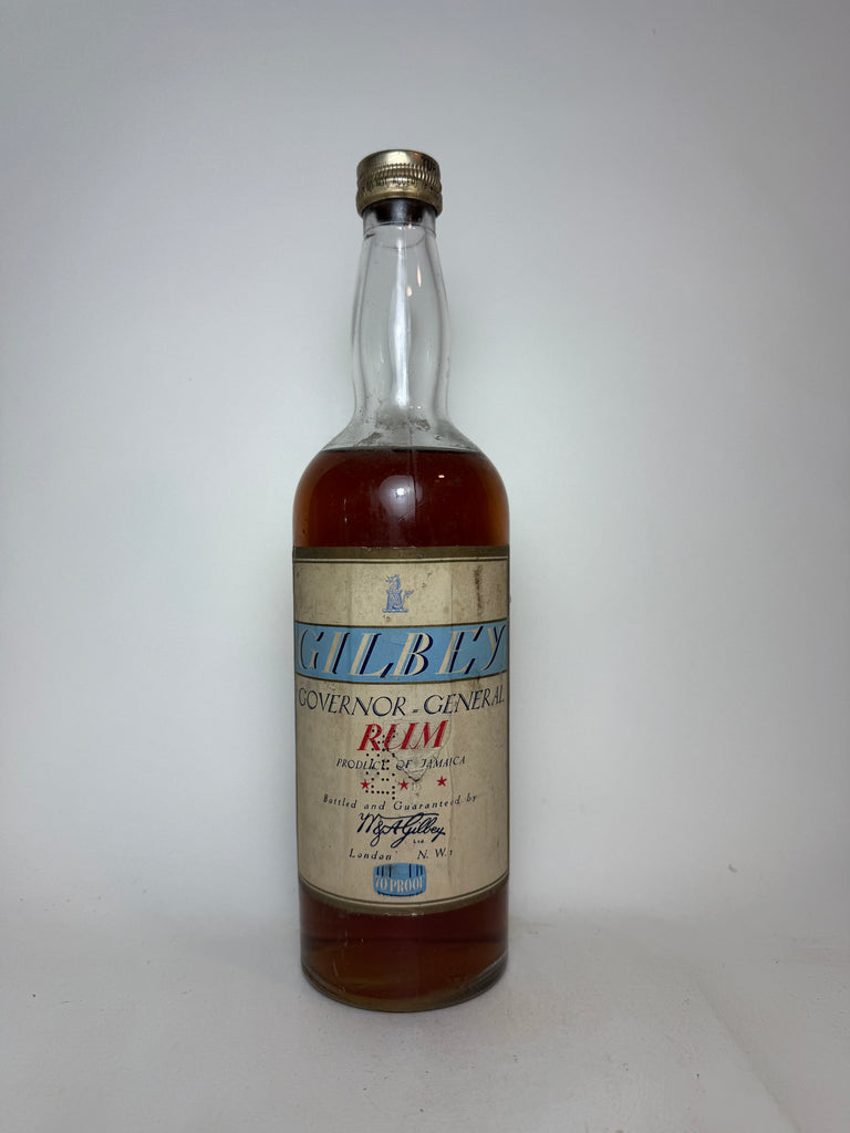 W. & A. Gilbey's Governor General Jamaican Rum - 1950s (40%, 75cl)