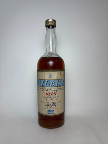 W. & A. Gilbey's Governor General Jamaican Rum - 1950s (40%, 75cl)