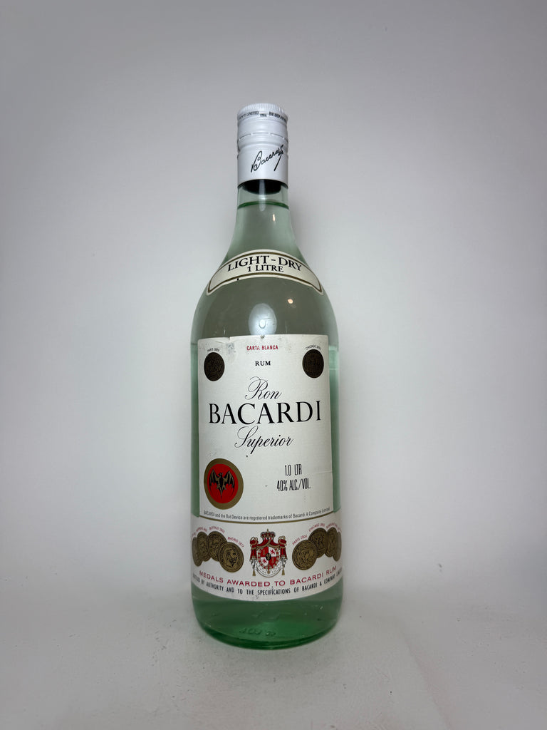Bacardi Carta Blanca Superior - 1970s (40%, 100cl)