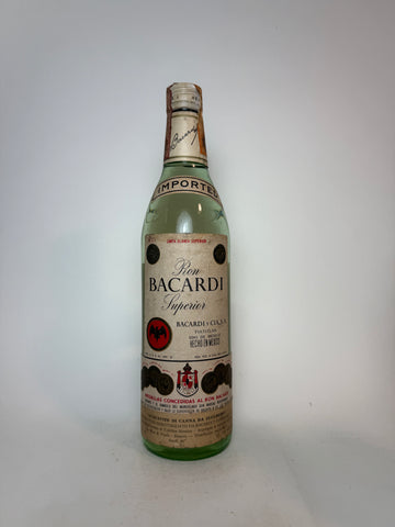 Bacardi Carta Blanca Superior - c. 1969 (40%, 75cl)