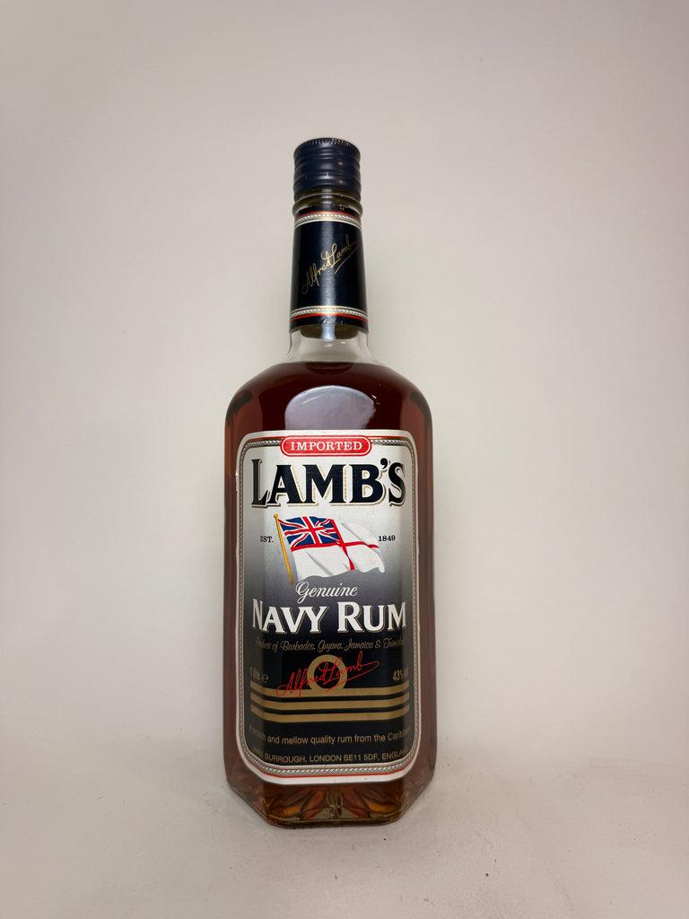 Lamb's Genuine Carribean Navy Rum - 1990s (43%, 100cl)