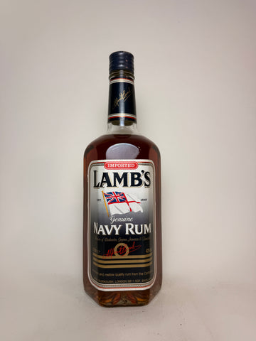 Lamb's Genuine Carribean Navy Rum - 1990s (43%, 100cl)