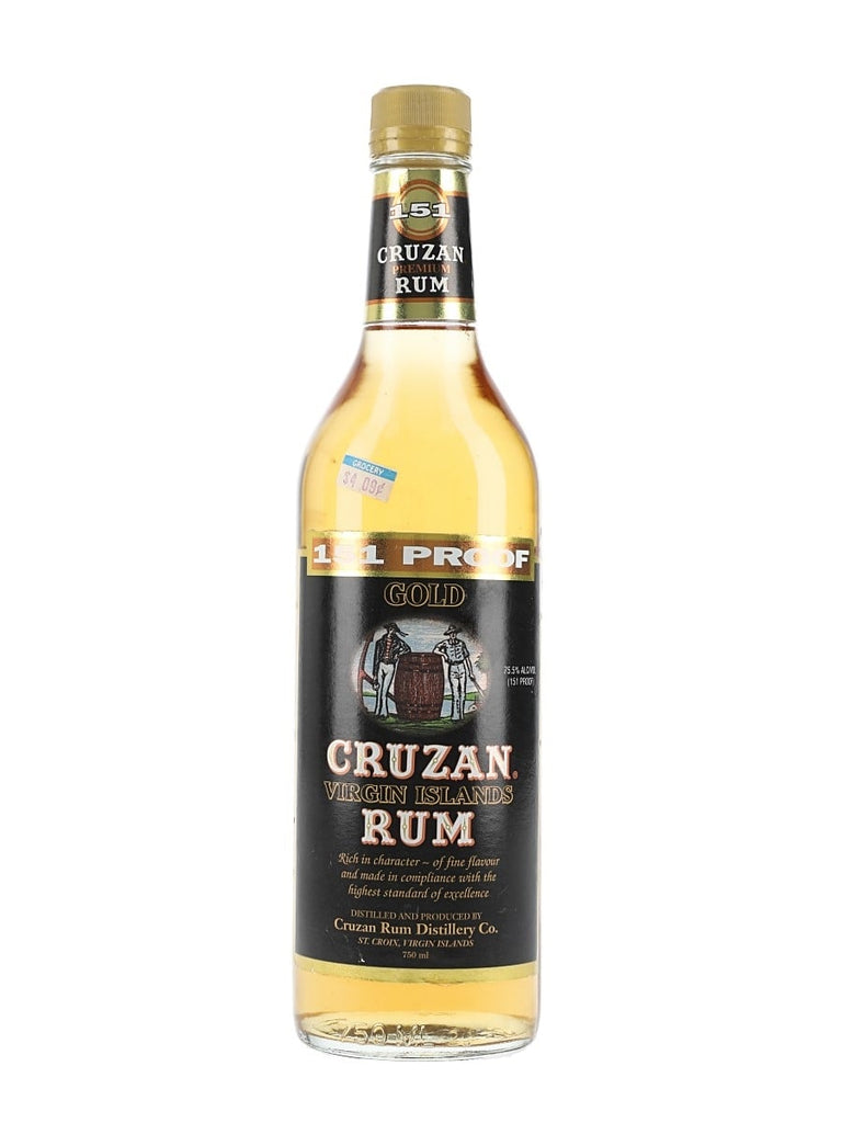 Cruzan 151 Gold Virgin Islands Rum - 1990s (75.5%, 75cl)