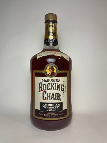 Mr. Boston Rocking Chair Blended American Whiskey - Bottled 1984 (40%, 175cl)