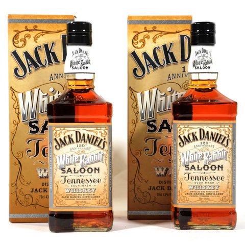 Jack Daniel's 120th Anniversary of the White Rabbit Saloon Tennessee Sour Mash Whiskey - Bottled 2012 (43%, 70cl)