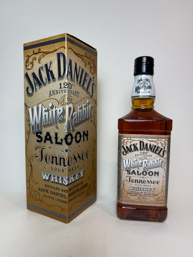 Jack Daniel's 120th Anniversary of the White Rabbit Saloon Tennessee Sour Mash Whiskey - Bottled 2012 (43%, 70cl)