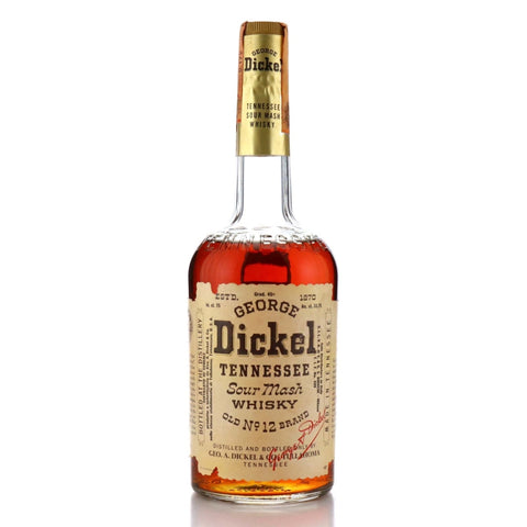 George Dickel Old No. 12 Brand Tennessee Sour Mash Whisky - Bottled 1965 (45%, 75.7cl)