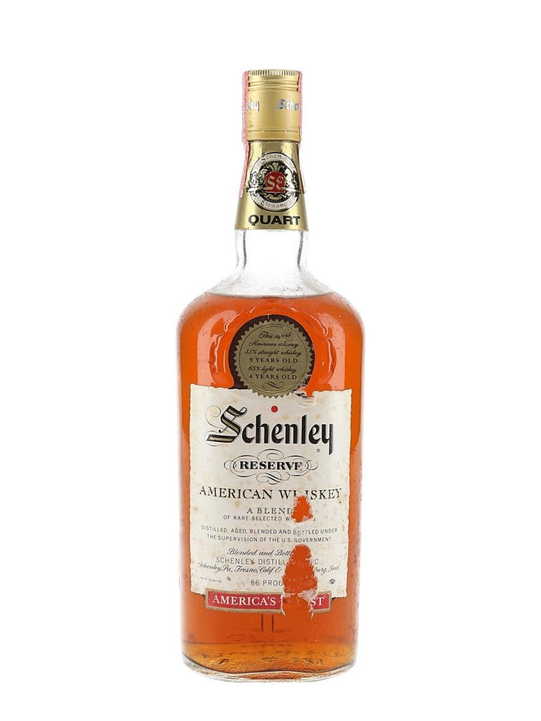Schenley Reserve Blended American Whiskey - 1960s (43%, 94.6cl)