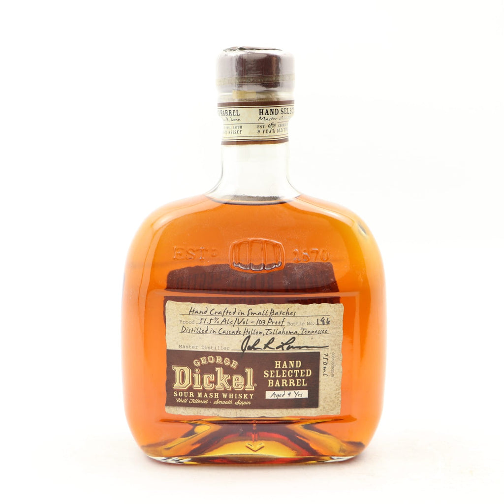George Dickel 9YO Single Barrel Tennessee Sour Mash Whisky - Bottled 2016 (51.5%, 75cl)