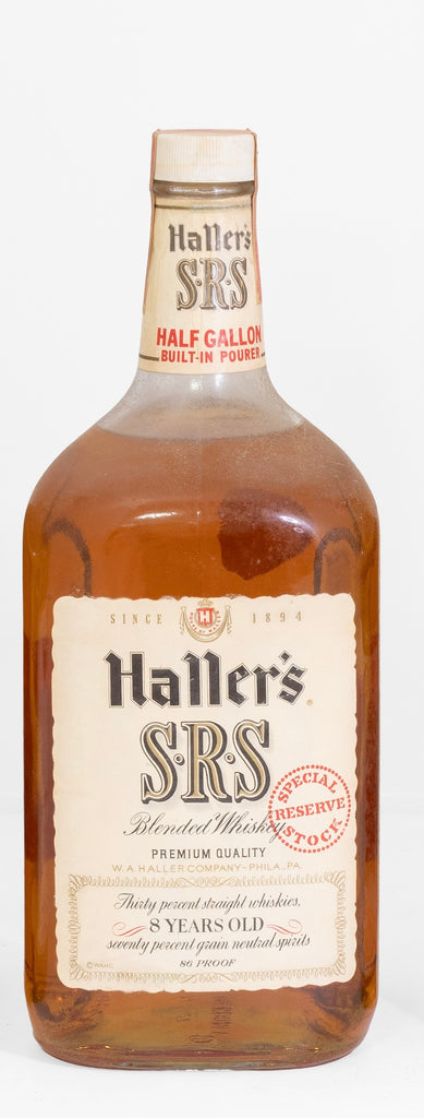 W. A. Haller's Special Reserve Stock Blended American Whiskey - Distilled 1965 / Bottled 1973 (43%, 189cl)