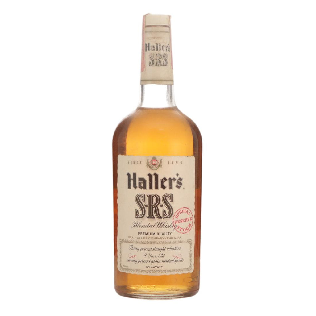 W. A. Haller's Special Reserve Stock Blended American Whiskey - Distilled 1965 / Bottled 1973 (43%, 113.5cl)