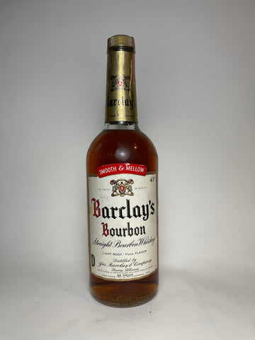 James Barlcay's 4YO Illinois Straight Bourbon Whiskey - Distilled 1964 / Bottled 1968 (43%, 75cl)