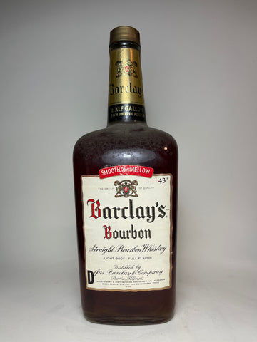 James Barlcay's 4YO Illinois Straight Bourbon Whiskey - Distilled 1964 / Bottled 1968 (43%, 189cl)