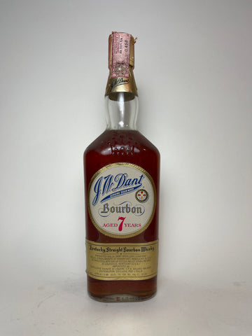 J.W. Dant 7YO Kentucky Straight Bourbon Whiskey - Distilled 1964 / Bottled 1971 (43%, 75cl)