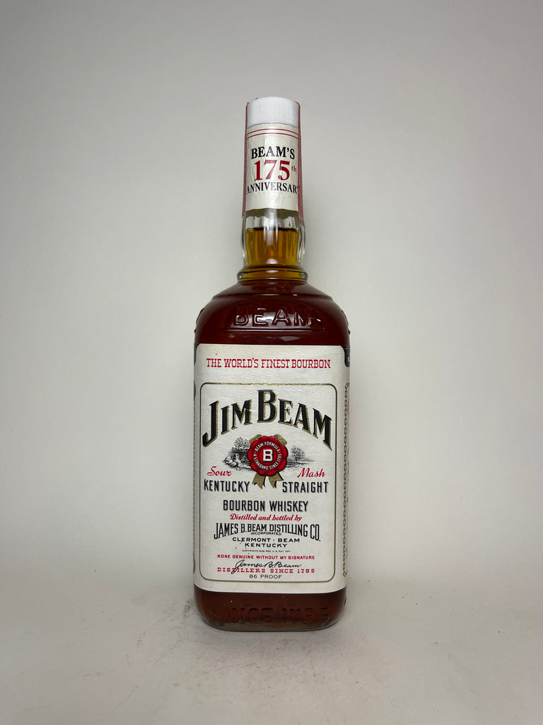 Jim Beam 4YO White Label Kentucky Straight Bourbon Whiskey - Distilled 1966 / Bottled 1970 (43%, 75.7cl)