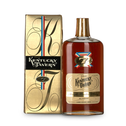 Glenmore's Kentucky Tavern 7YO Kentucky Straight Bourbon Whiskey - 1970s (43%, 75.7cl)