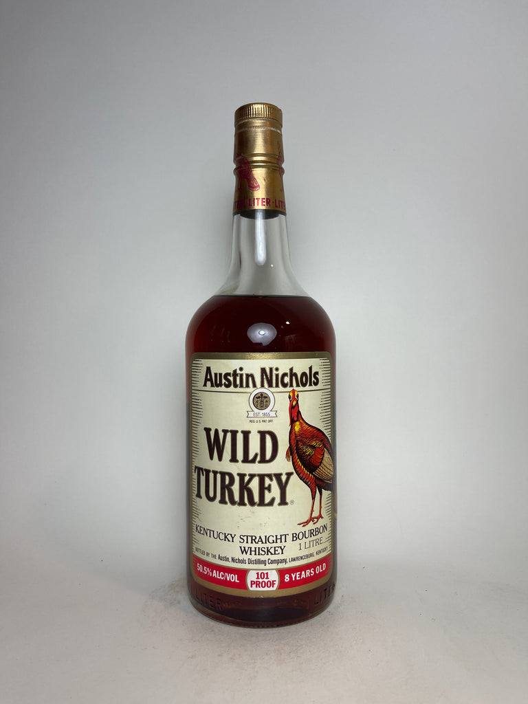 Austin Nichols Wild Turkey 8YO Kentucky Bourbon, Lawrenceburg - Distilled 1983 / Bottled 1991 (50.5%, 100cl)