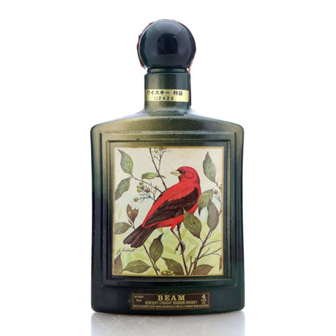 James B. Beam Distilling Co. Beam 4YO Kentucky Straight Bourbon Whiskey in Painted Glass Decanter - Distilled 1979 / Bottled 1983 (40%, 75cl)