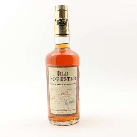 Old Forester 4YO Kentucky Straight Bourbon Whisky  - Distilled 1969 / Bottled 1973 (43%, 75cl)