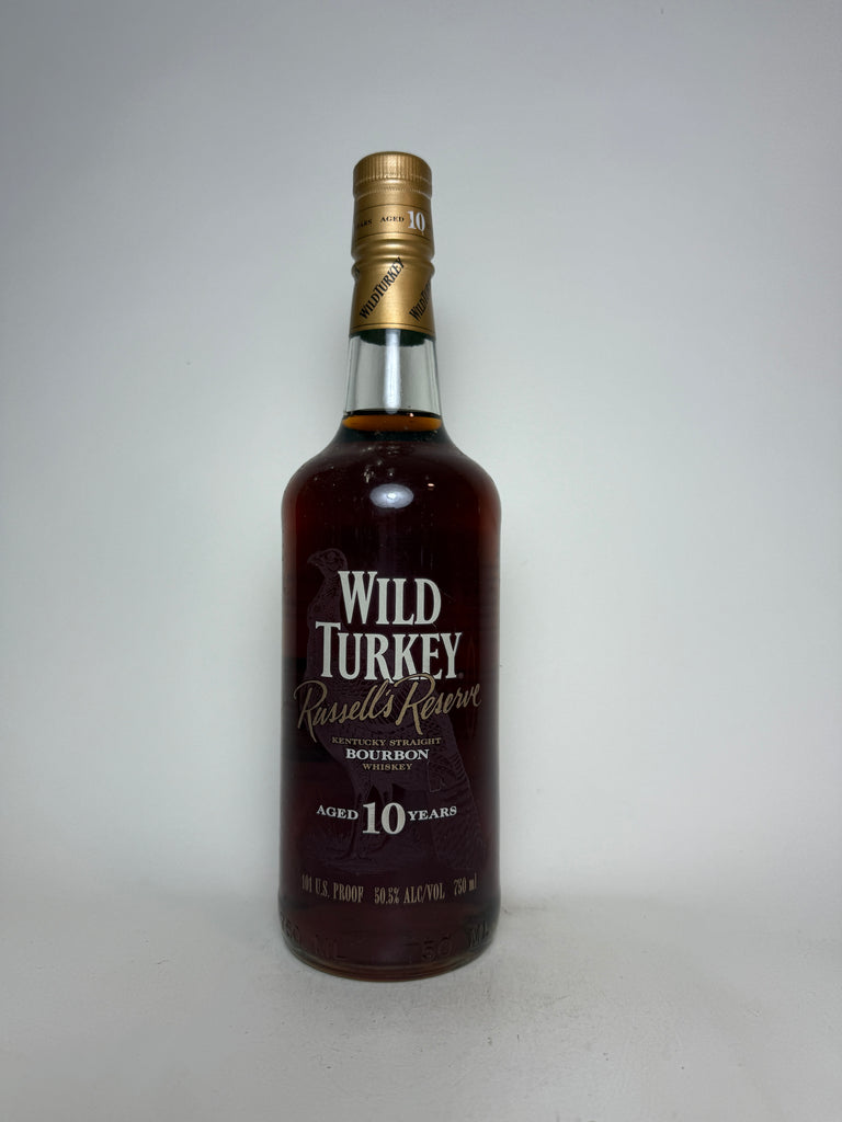 Austin Nichol's Wild Turkey Kentucky Russell's Reserve 10YO Kentucky Straight Bourbon Whiskey - Distilled 1991-94 / Bottled 2001-04 (50.5%, 75cl)