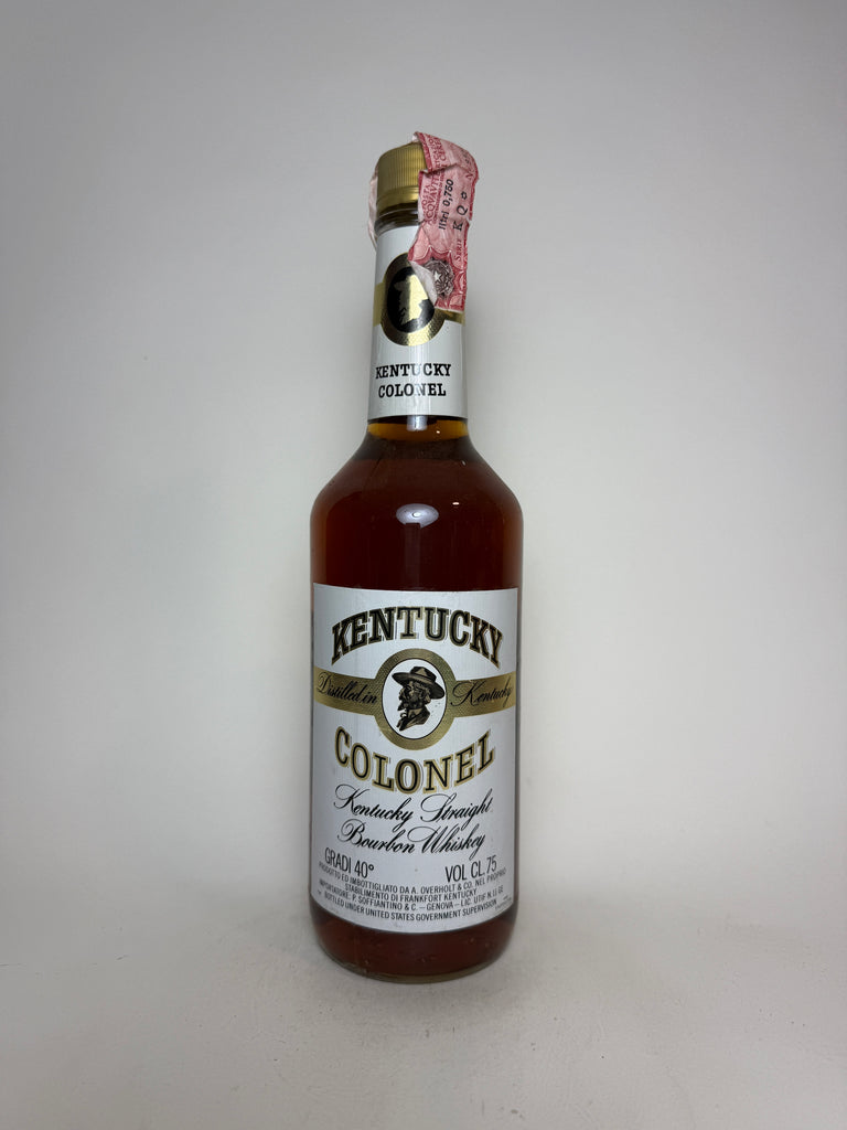 A. Overholt Kentucky Colonel 4YO Kentucky Straight Bourbon Whiskey - Distilled 1984 / Bottled 1988 (40%, 75cl)