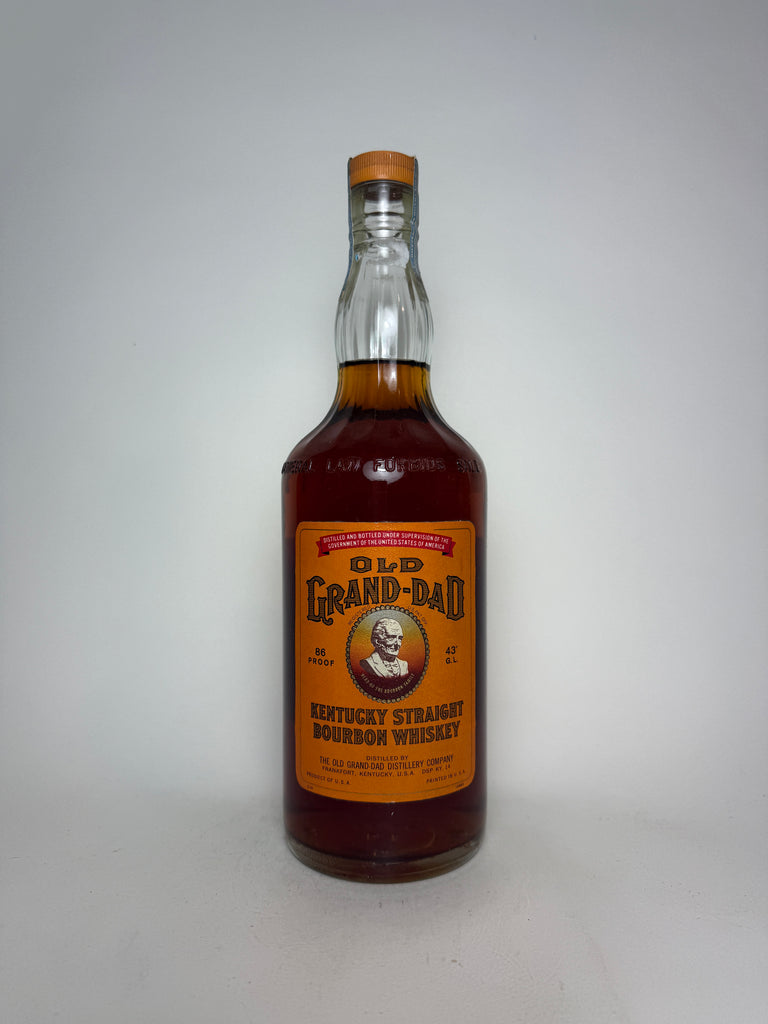 Old Grand-Dad Kentucky Straight Bourbon Whiskey - 1960s (43%, 94.6cl)