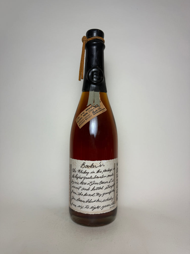 Booker's 7YO Kentucky Straight Bourbon Whiskey - Distilled 1994 / Bottled 2001 (63.2%, 70cl)