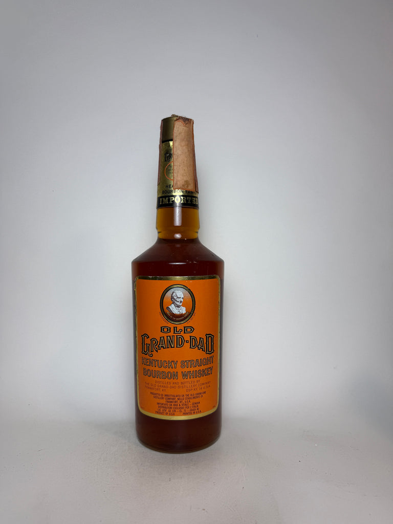 Old Grand-Dad Kentucky Straight Bourbon Whiskey - Bottled 1977 (40%, 75cl)