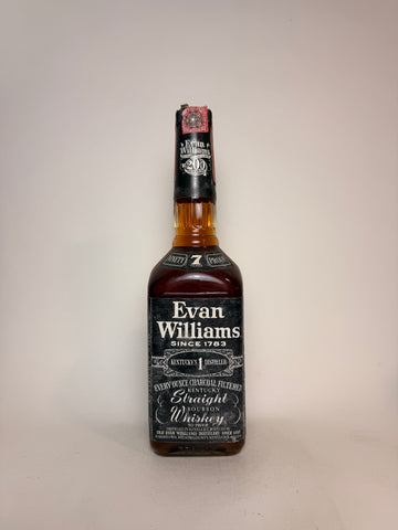 Evan Williams 7YO Kentucky Straight Bourbon Whiskey - Distilled 1976 / Bottled 1983 (45%, 75cl)