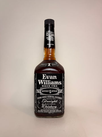Evan Williams 7YO Kentucky Straight Bourbon Whiskey - Distilled 1976 / Bottled 1983 (45%, 100cl)