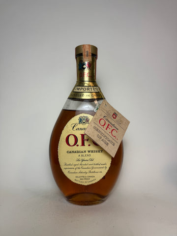 Schenley O.F.C. 6YO Blended Canadian Whisky - Distilled 1966 / Bottled 1972 (43.4%, 75.7cl)