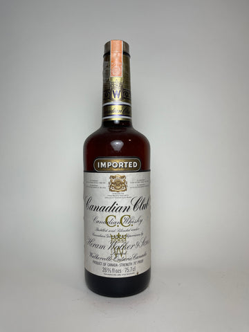 Canadian Club Blended Canadian Whisky - 1970s (40%, 75cl)