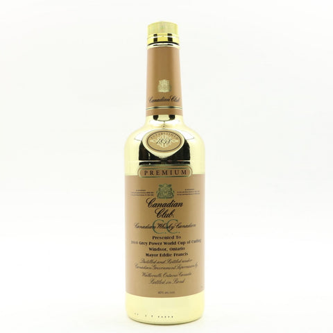 Canadian Club Blended Canadian Whisky Limited Edition Gold Bottle - Bottled 2010 (40%, 75cl)