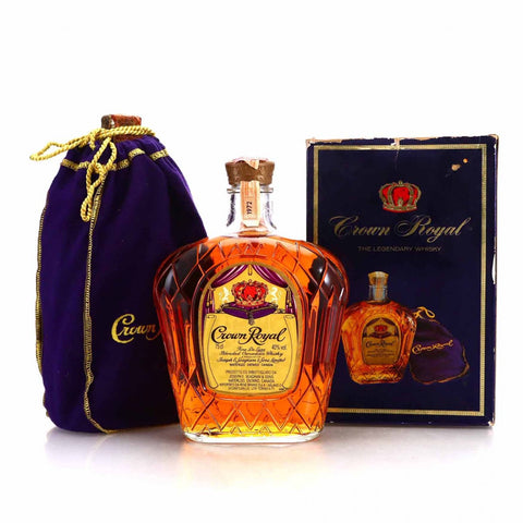 Seagram's Crown Royal Blended Canadian Whisky - Distilled 1972 (40%, 75cl)