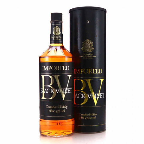 Black Velvet Blended Canadian Whisky - Distilled 1980 (43%, 100cl)